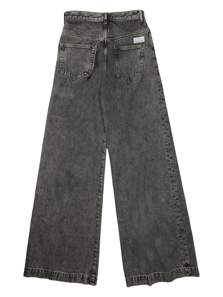 JEANS AMPIO IN COTONE