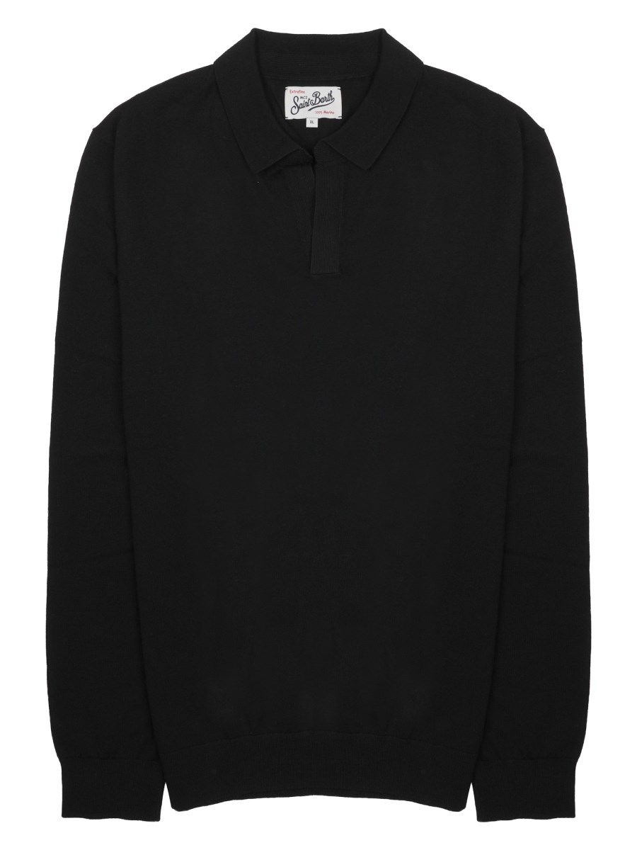 MAGLIA CON COLLETTO A POLO