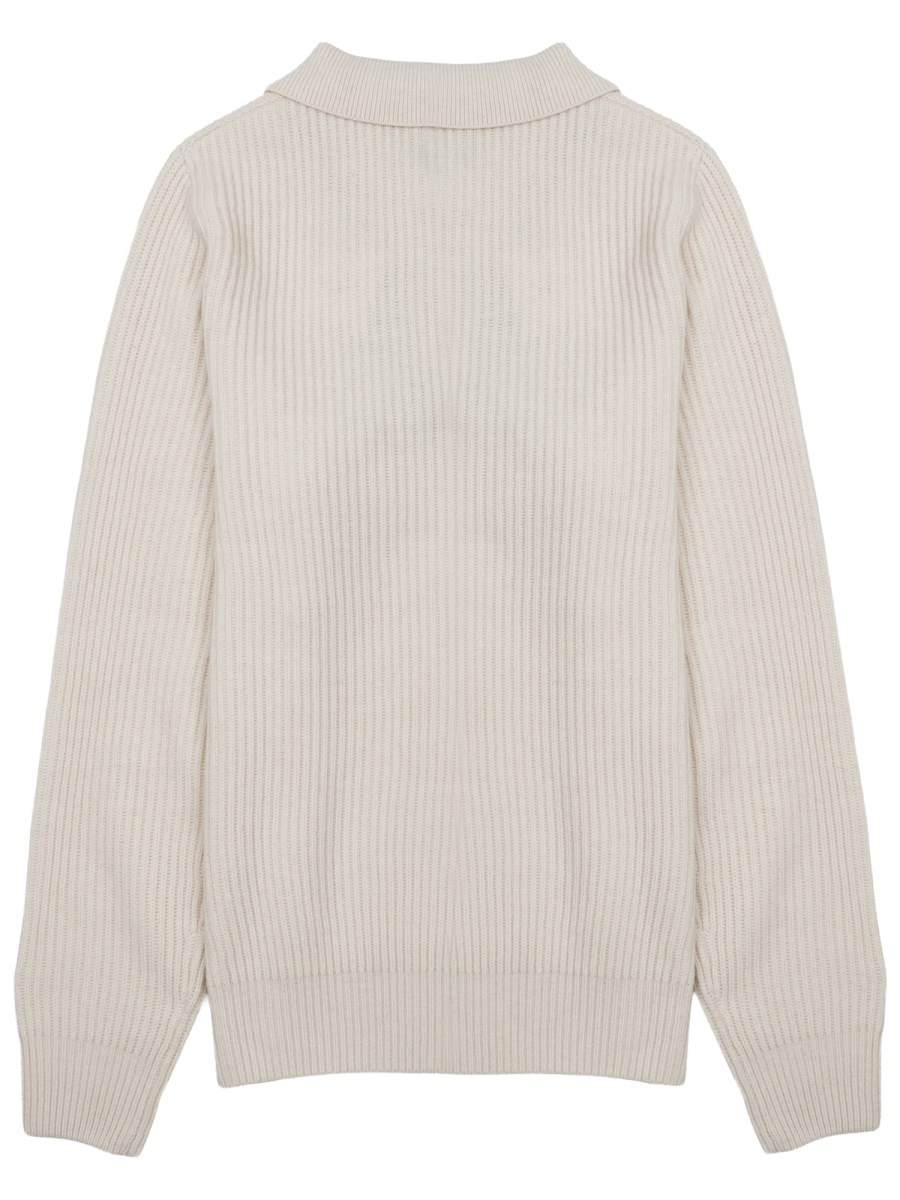 MAGLIA CON COLLETTO A POLO