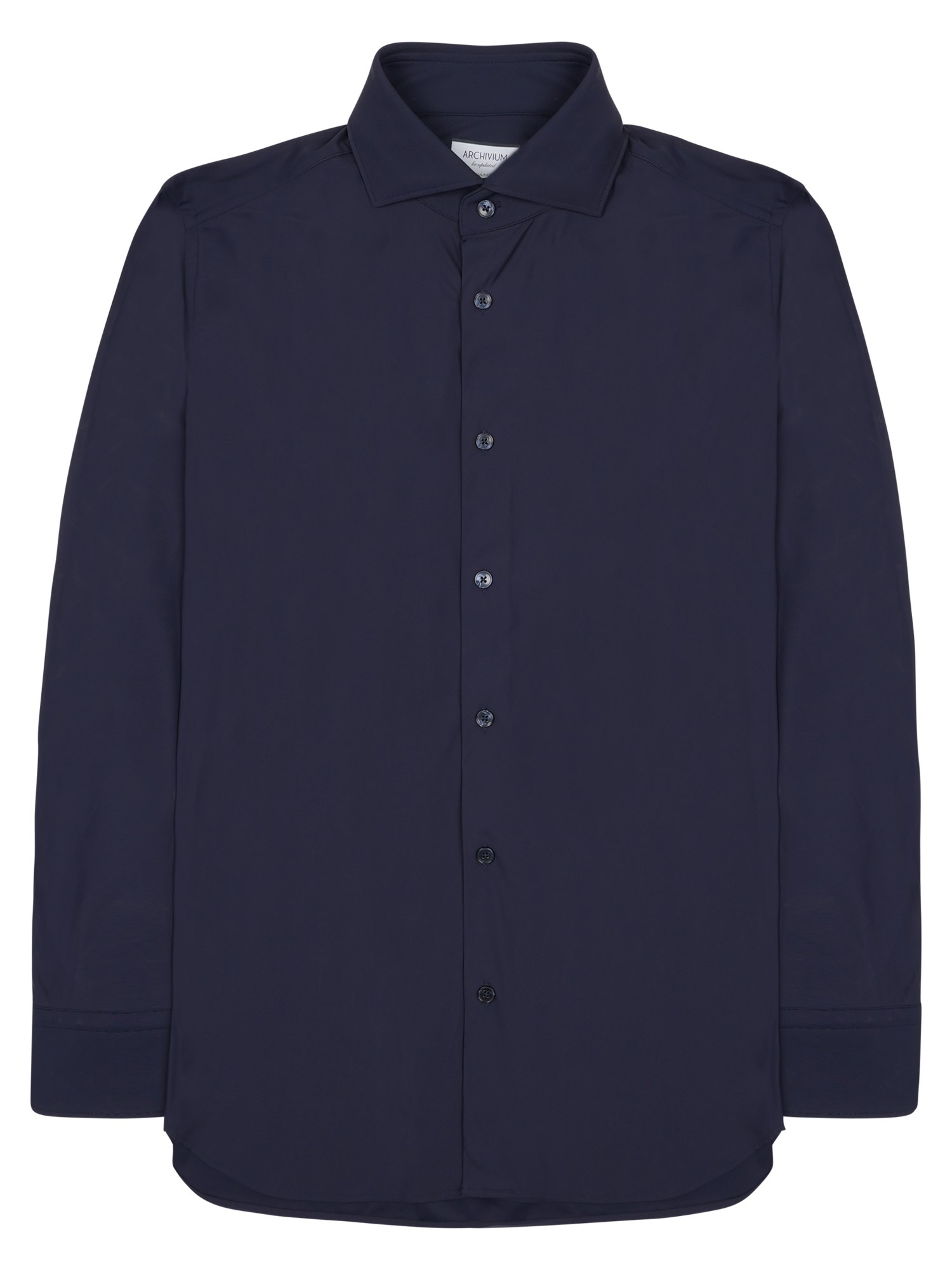 Archivium Be Updated Camicia In Tessuto Tecnico In Blue
