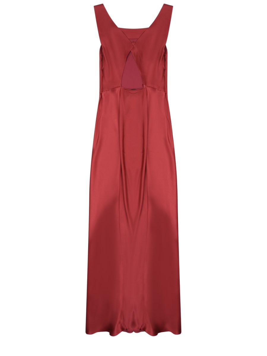 ABITO LUNGO IN MISTO SETA