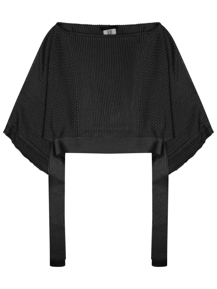 PONCHO IN MAGLIA