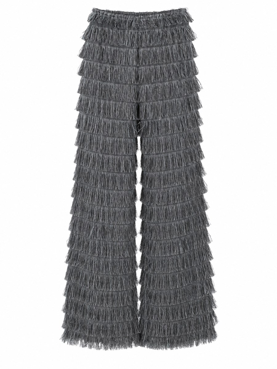 PANTALONE CON FRANGE