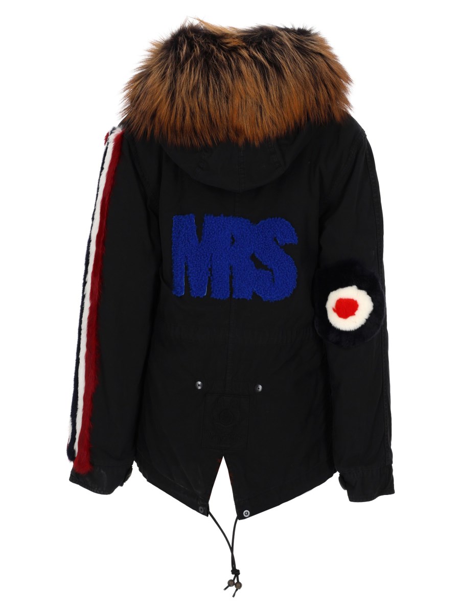 PARKA CON INSERTI IN PELLICCIA