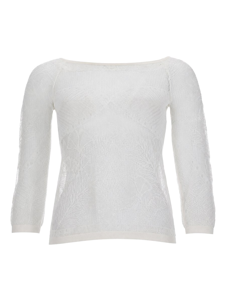 TOP IN VISCOSA CON DETTAGLI FLOREALI
