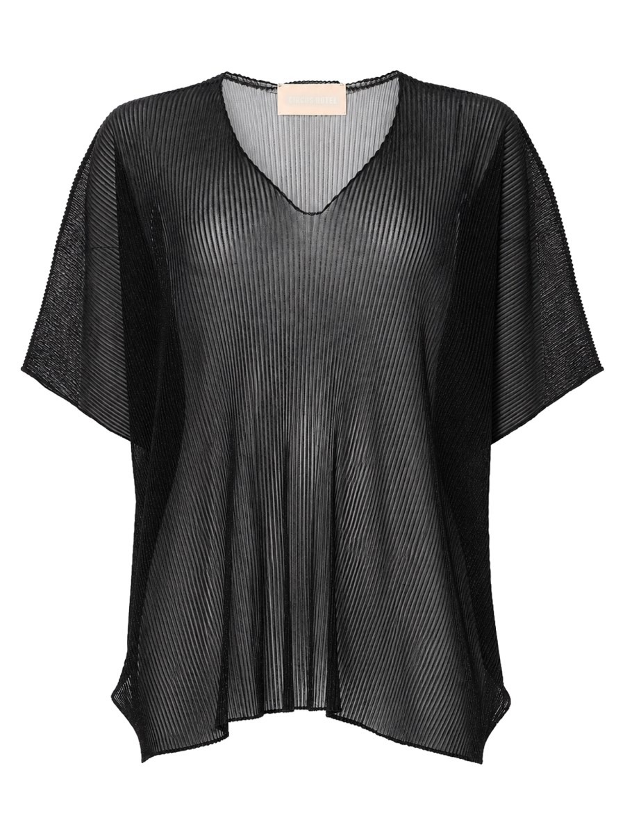 MAGLIA CON SCOLLO A V