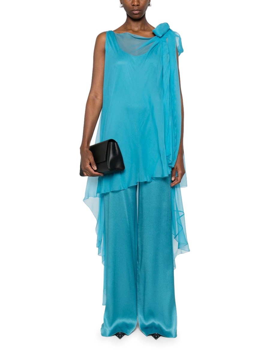 JUMPSUIT IN MISTO SETA 