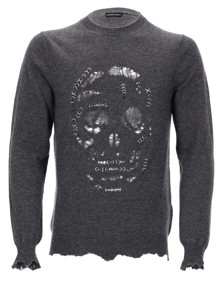 MAGLIA SKULL PUNK PIERCING