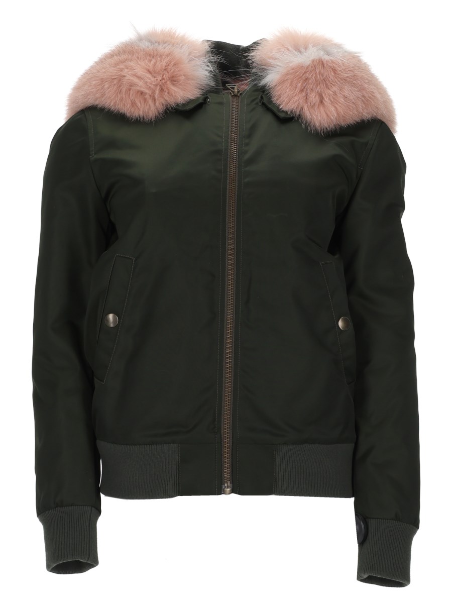 GIACCA BOMBER CON CAPPUCCIO