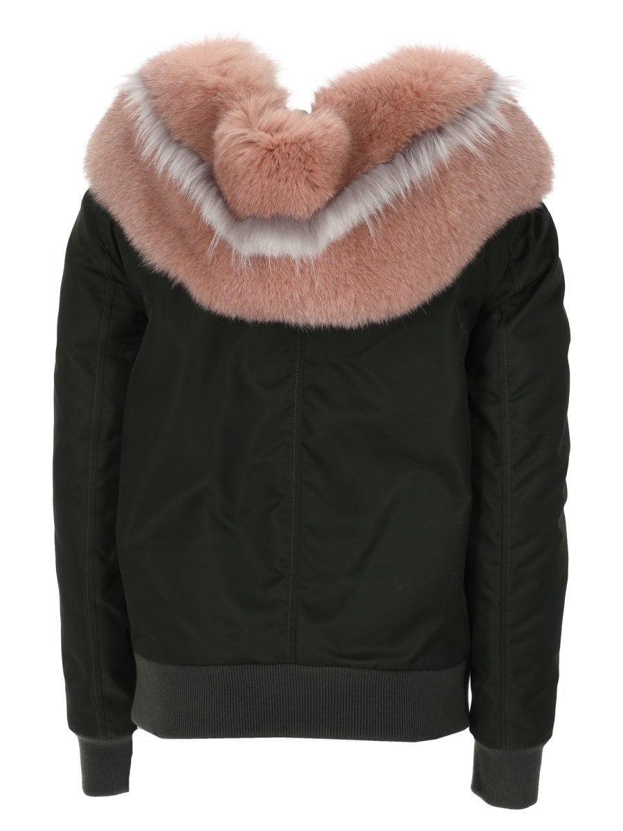 GIACCA BOMBER CON CAPPUCCIO