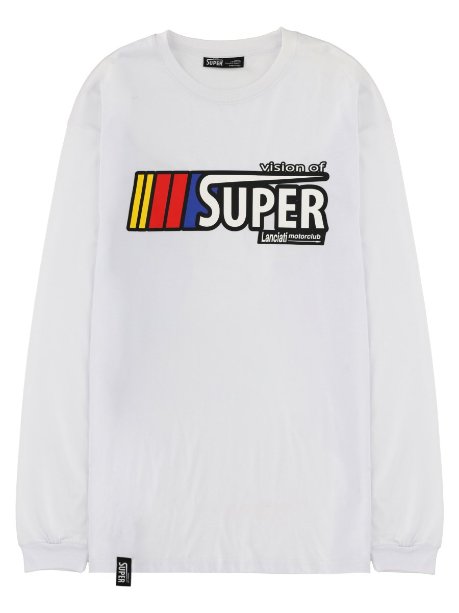 T-SHIRT A MANICA LUNGA CON STAMPA LOGO