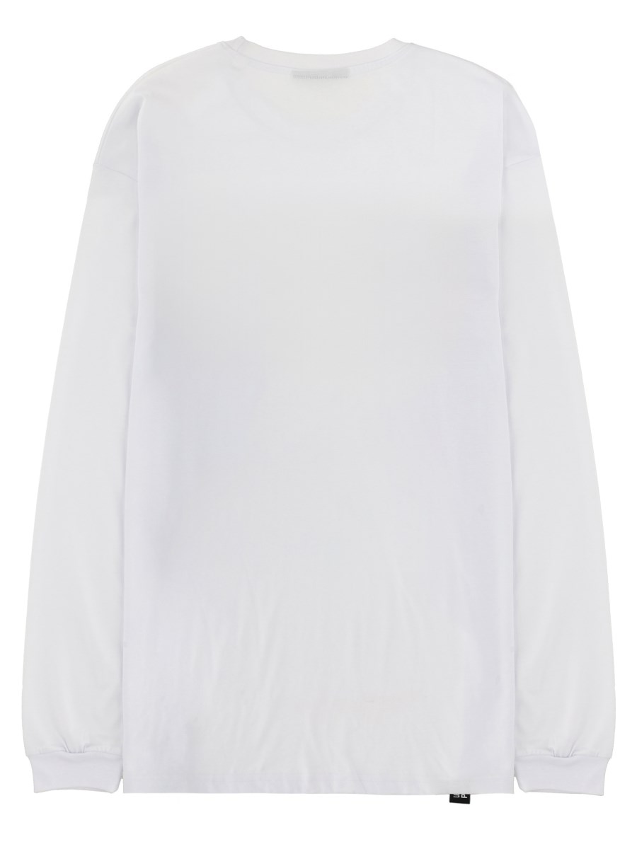 T-SHIRT A MANICA LUNGA CON STAMPA LOGO
