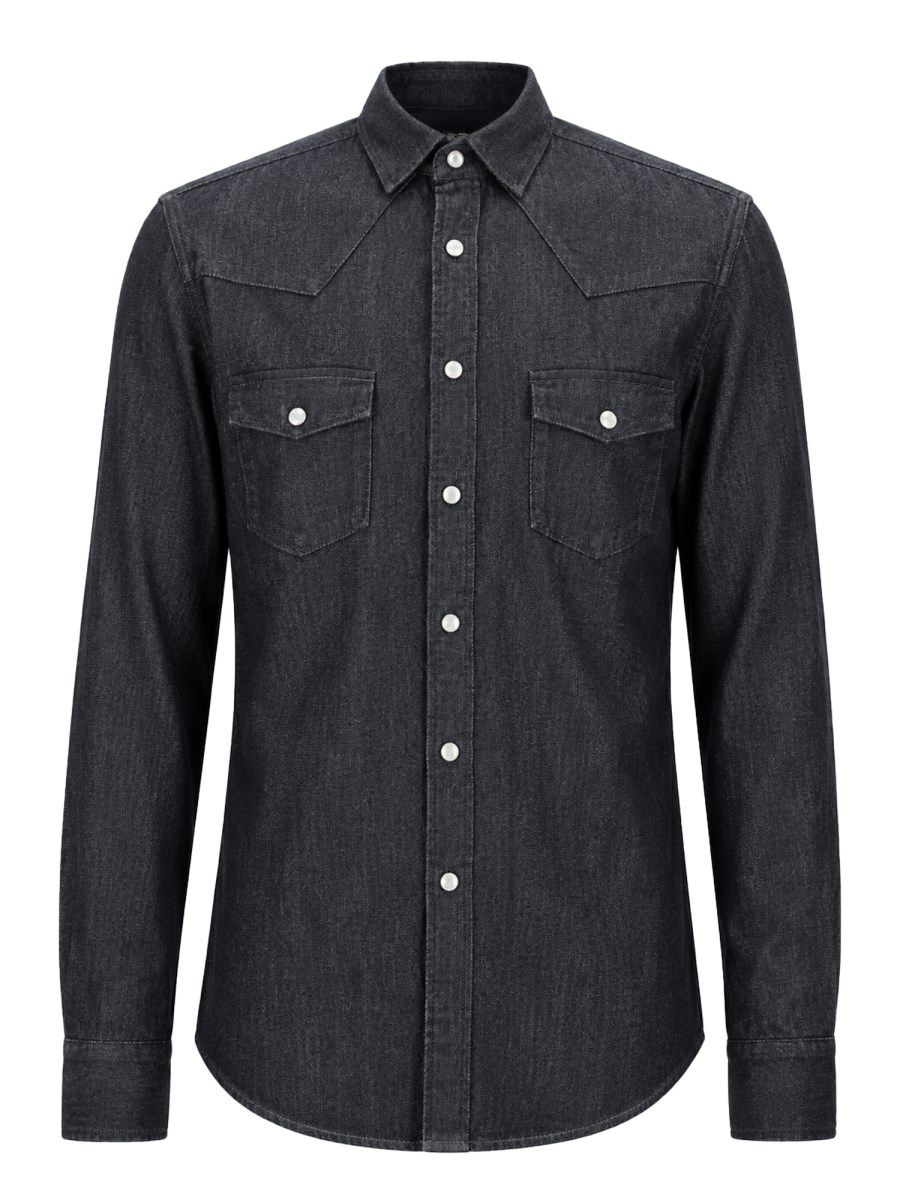 CAMICIA IN DENIM DI COTONE