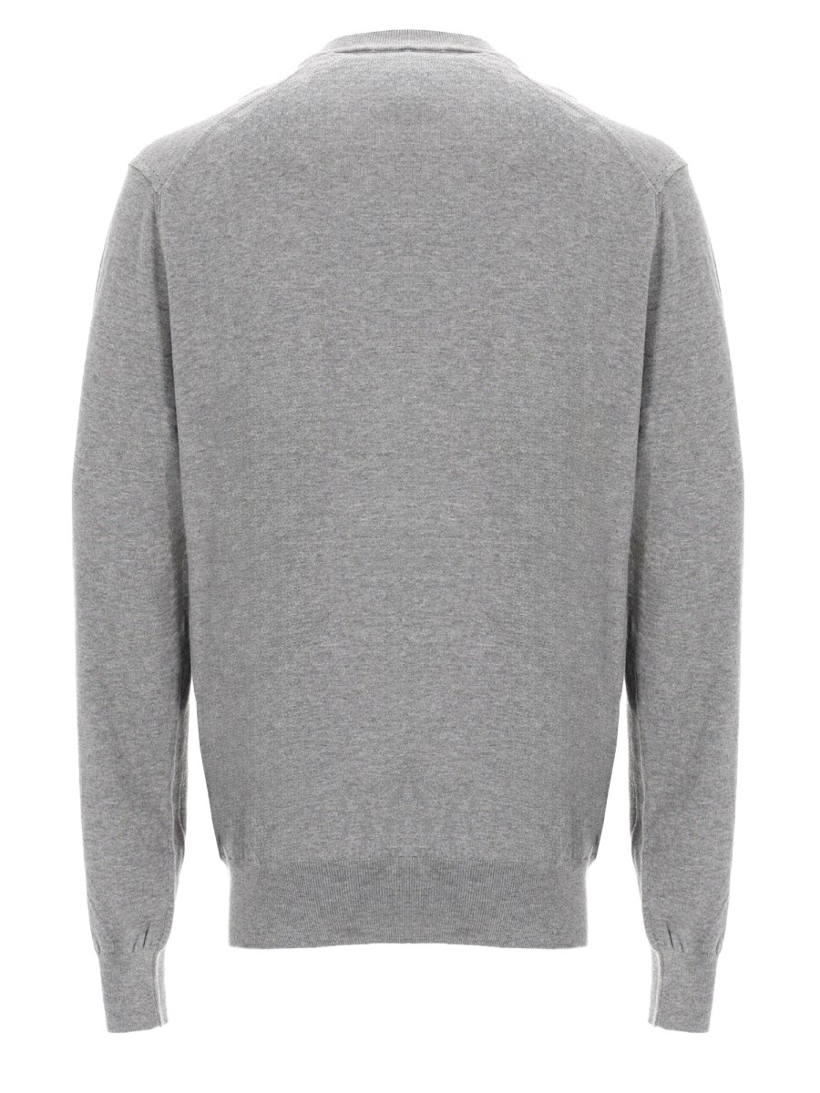 MAGLIA IN COTONE CON PATCH LOGO