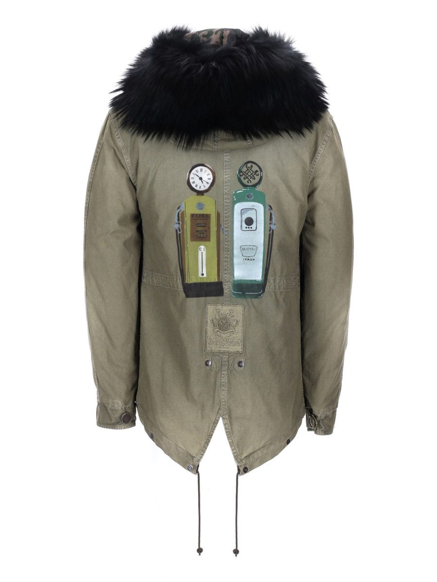 PARKA CON STAMPA