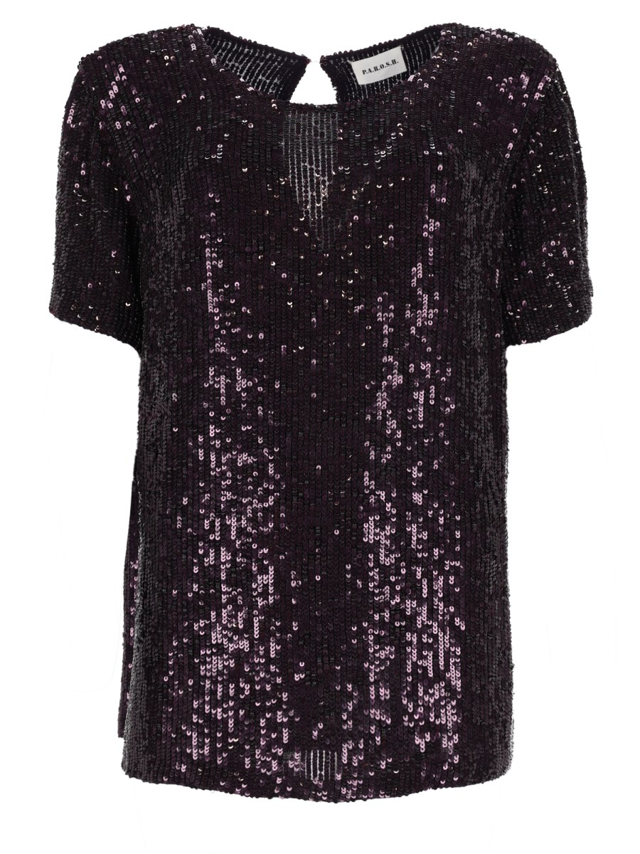 Blusa Con Paillettes