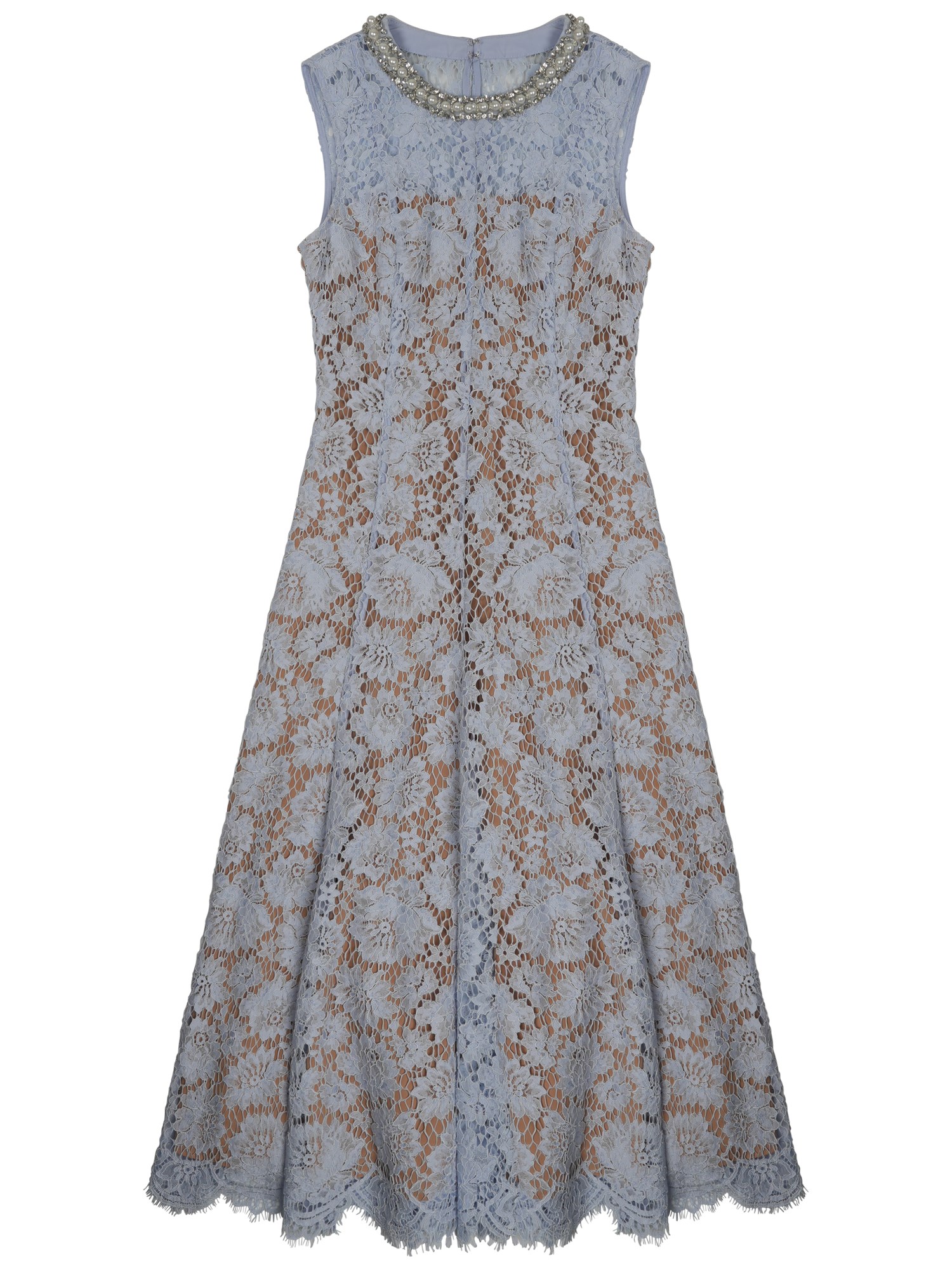 self-portrait lace midi dress