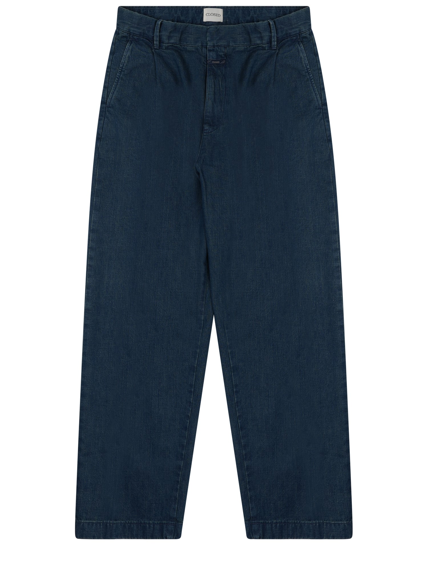 closed denim pants