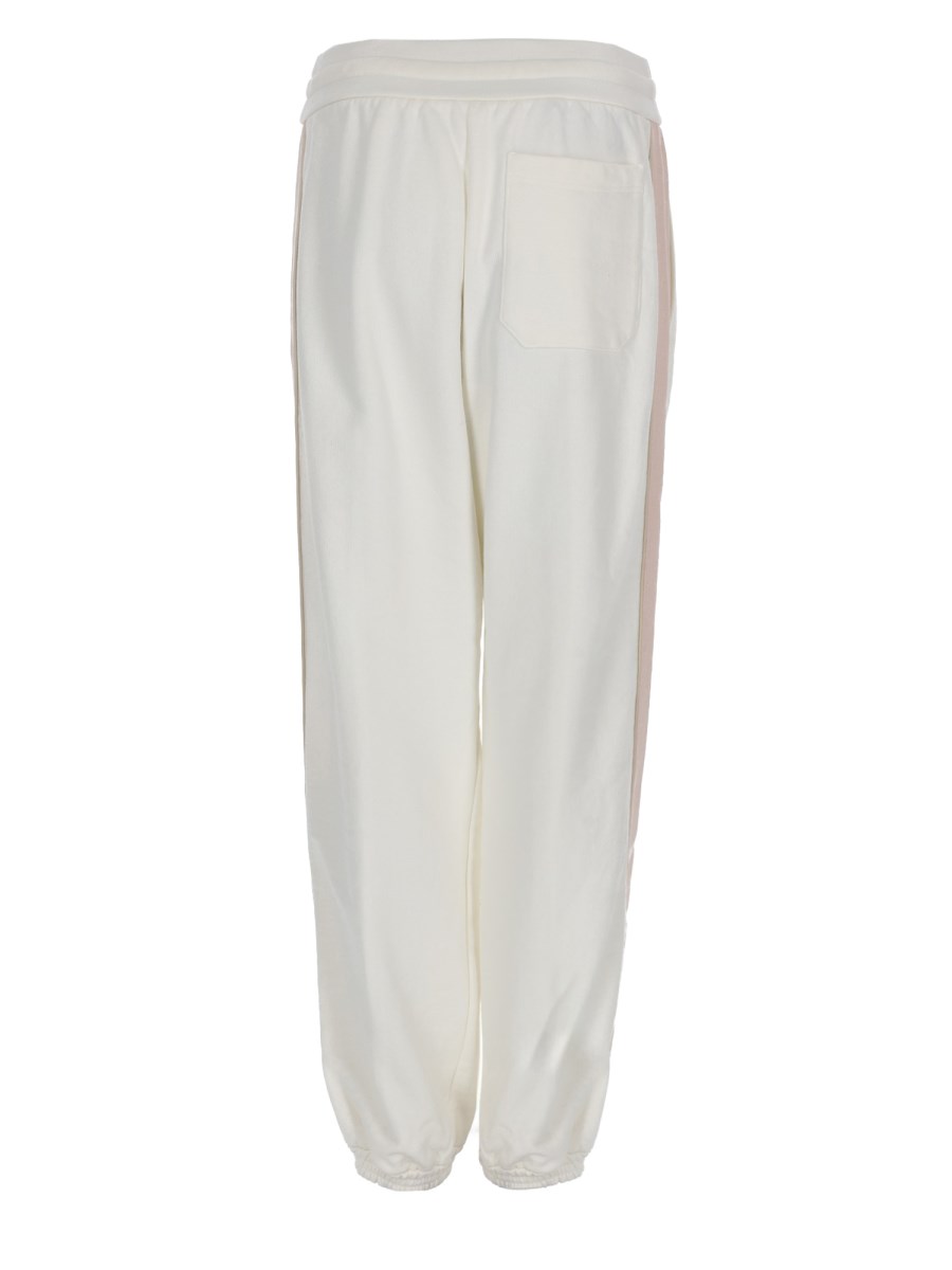PANTALONE TRACK IN JERSEY DI COTONE