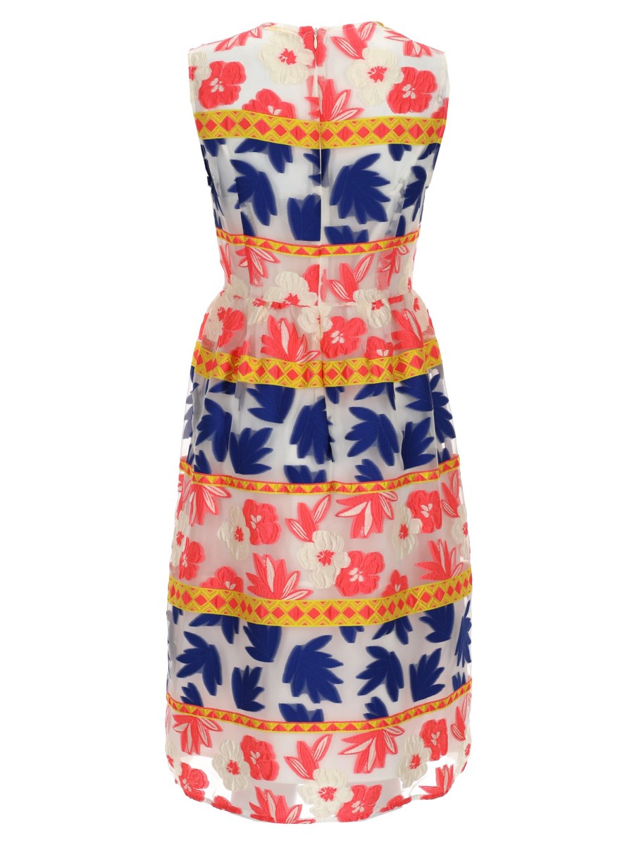 ABITO MIDI IN COTONE STAMPATO