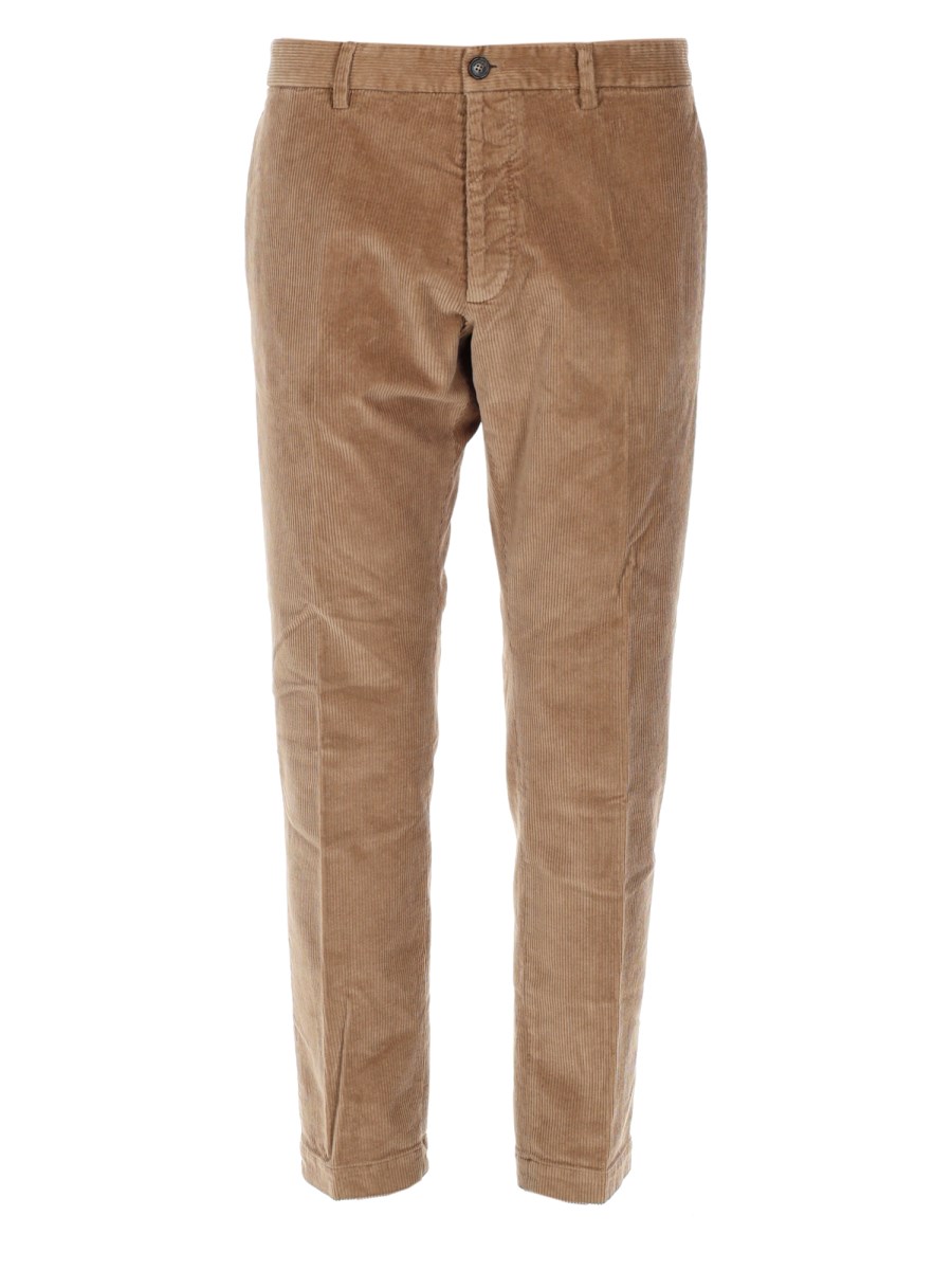 PANTALONE IN VELLUTO A COSTE