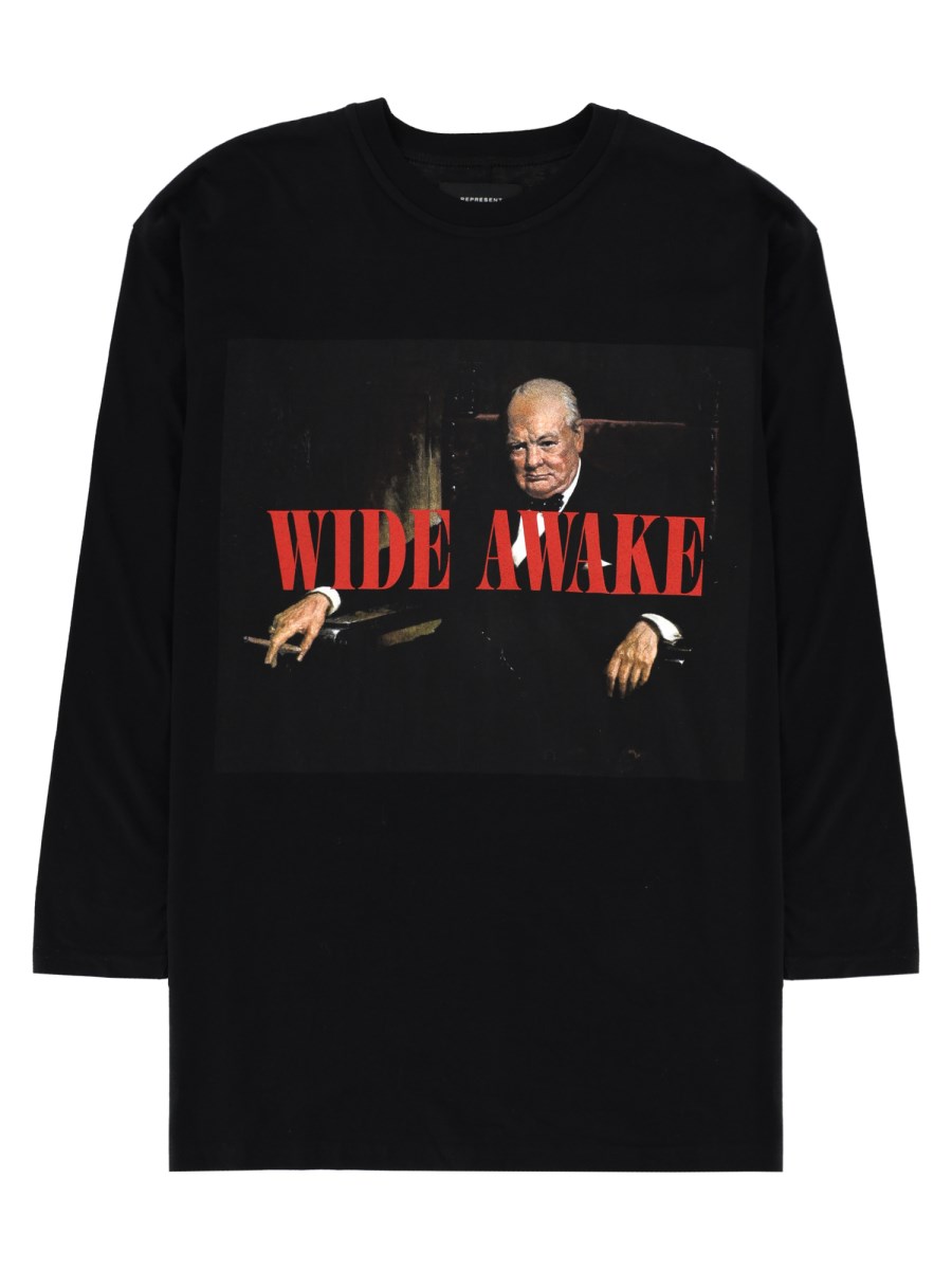 T-SHIRT CHURCHILL A MANICA LUNGA