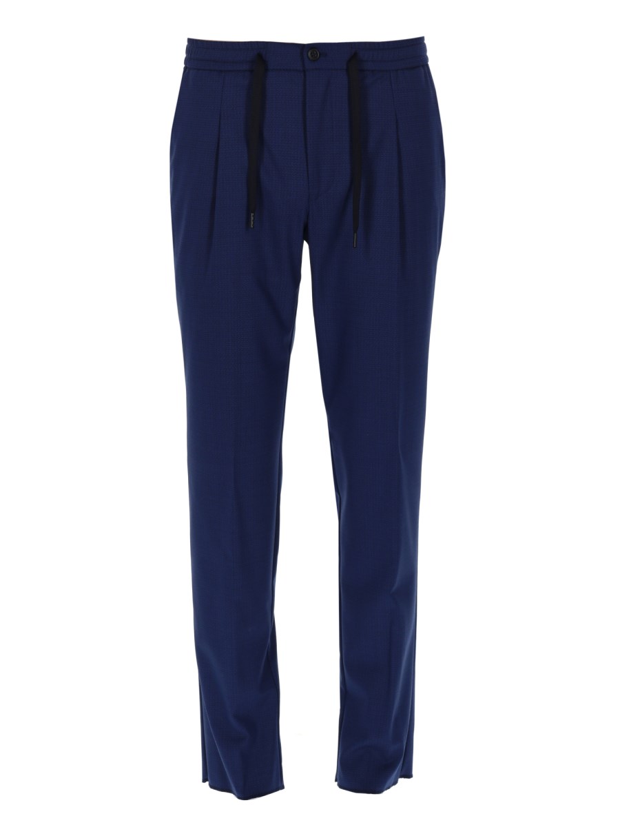 PANTALONE IN MISTO LANA CON COULISSE