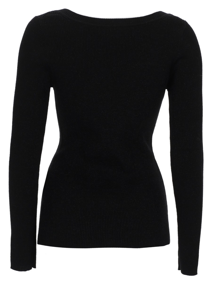 MAGLIA IN LANA CON SCOLLO A V