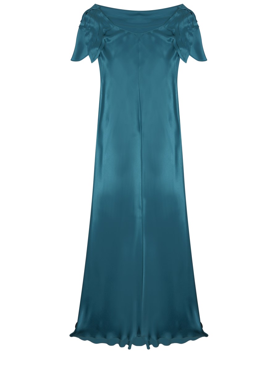 ABITO LUNGO CON SPALLINE