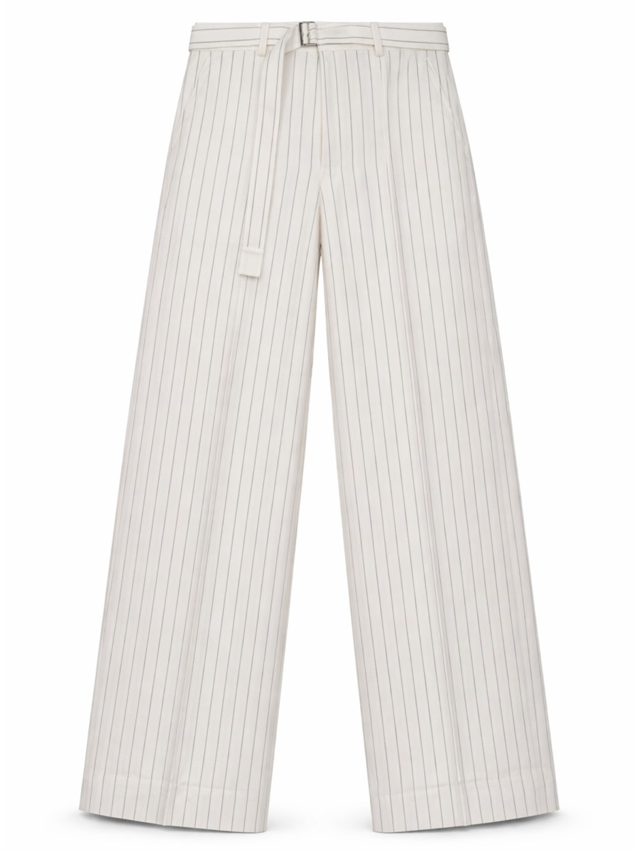 PANTALONE SARTORIALE GESSATO