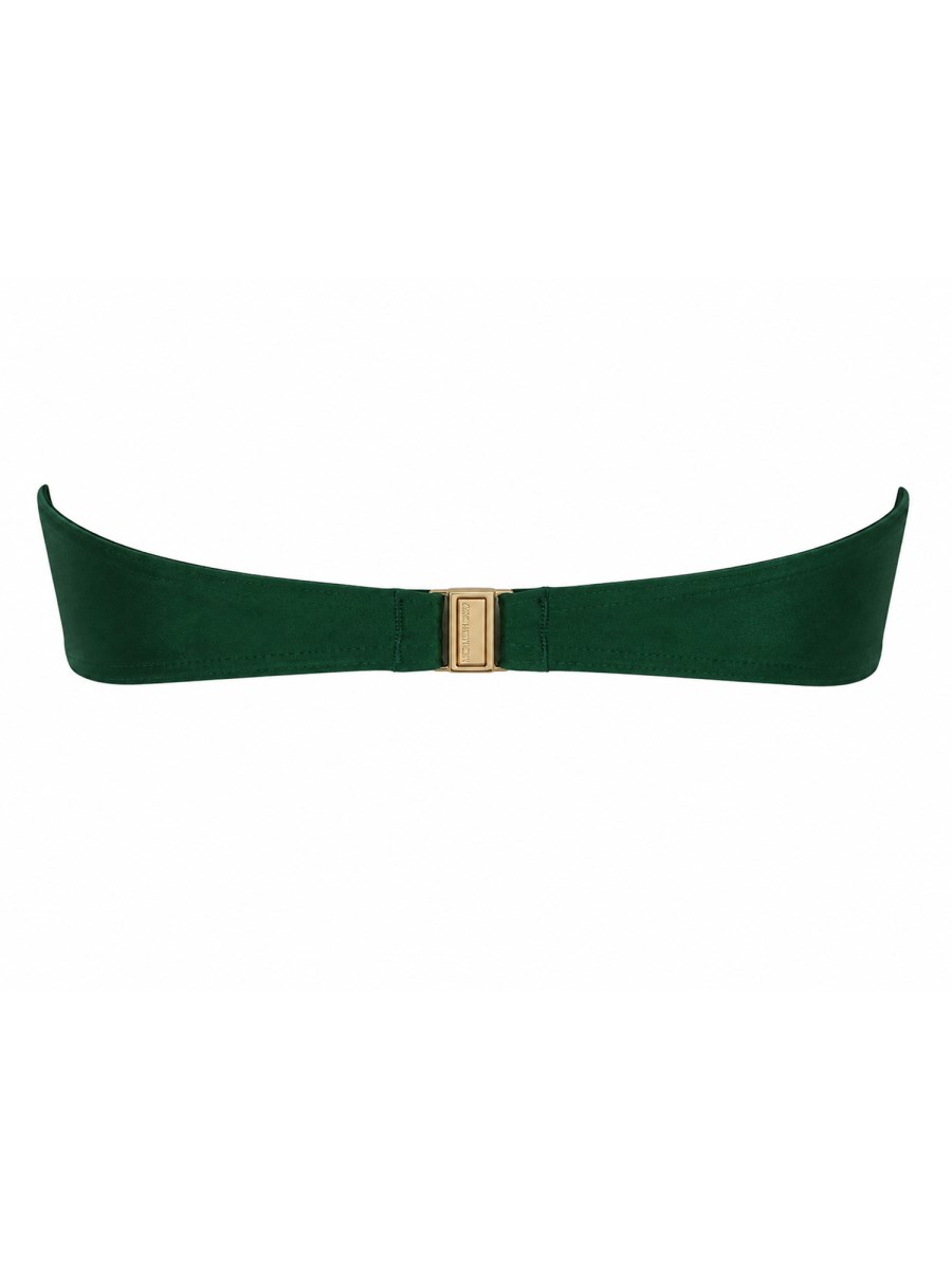 TOP BIKINI A FASCIA CON FIORE