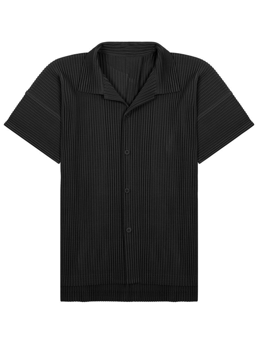 CAMICIA POLO PLISSETTATA