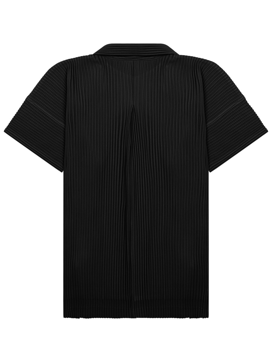 CAMICIA POLO PLISSETTATA