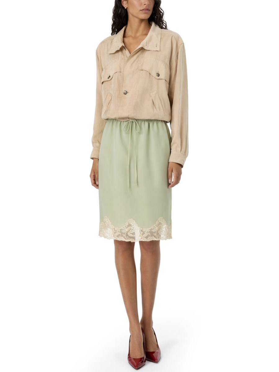 GONNA MIDI CON PIZZO