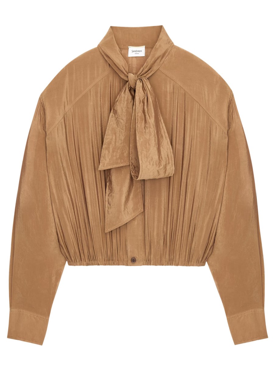 BLUSA CON COLLO LAVALLIÈRE