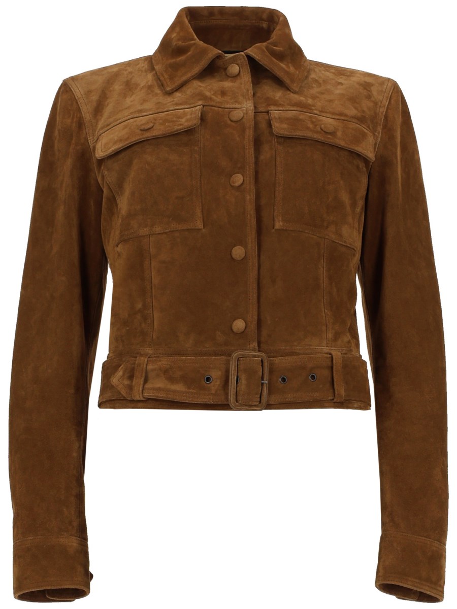 GIACCA SARTORIALE IN SUEDE VINTAGE