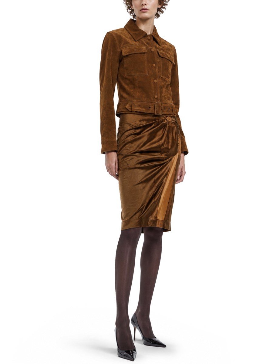 GIACCA SARTORIALE IN SUEDE VINTAGE