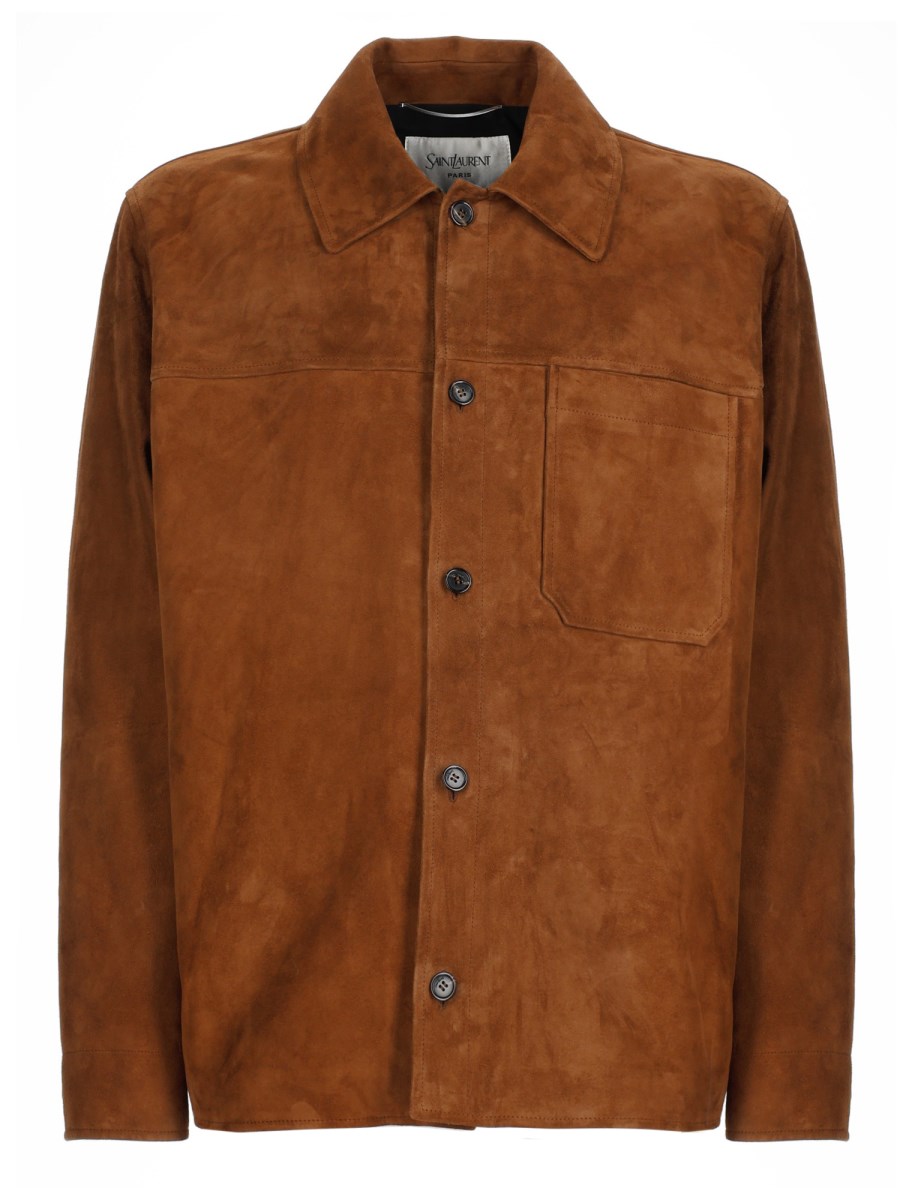 OVERSHIRT IN SUEDE