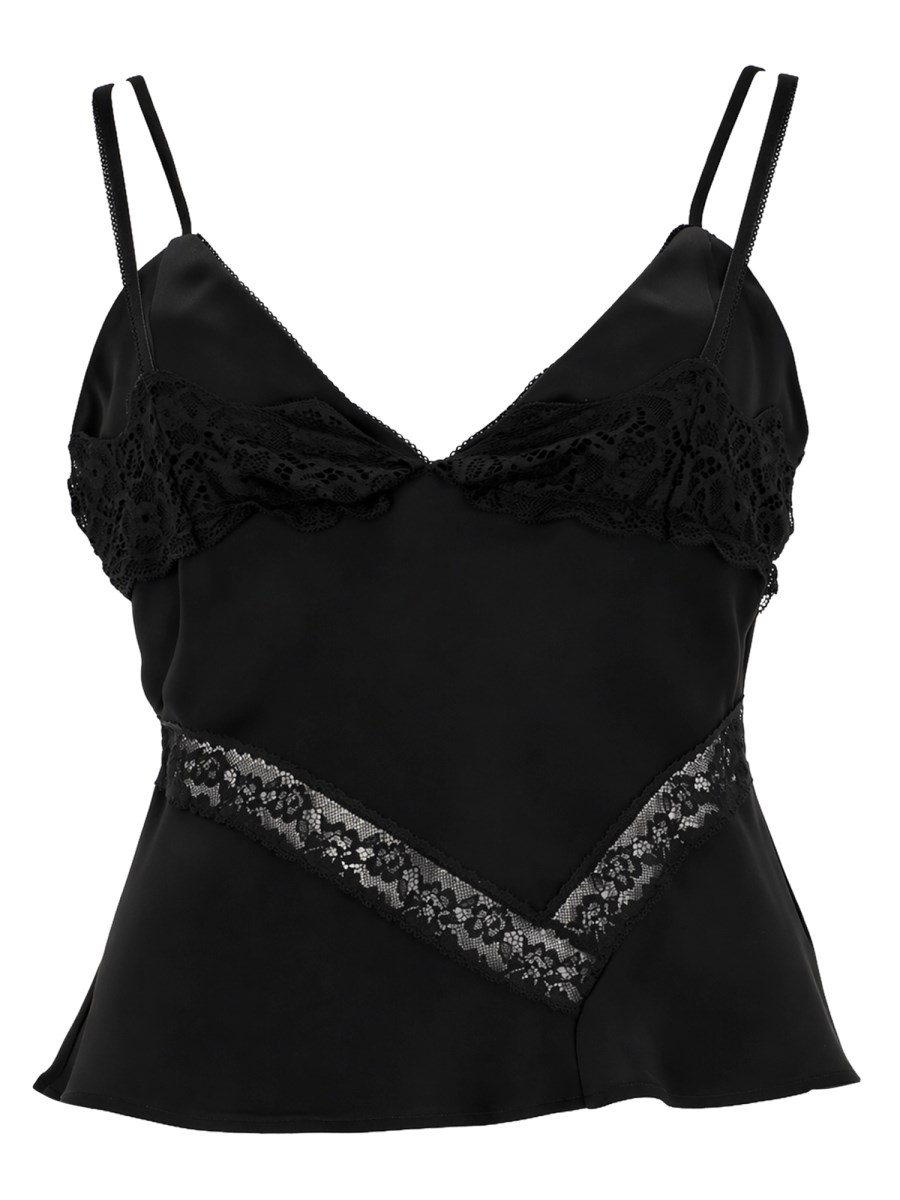 TOP CON DETTAGLI IN PIZZO