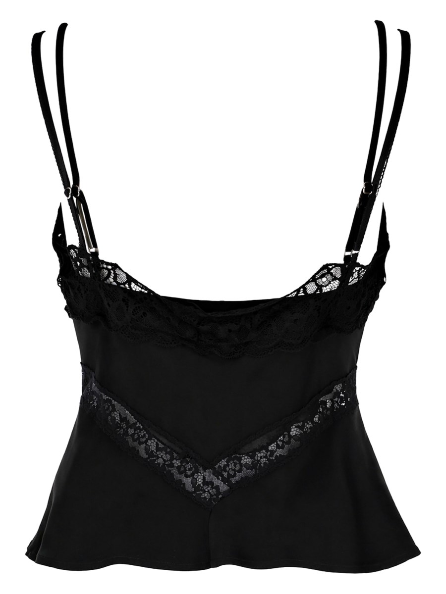 TOP CON DETTAGLI IN PIZZO