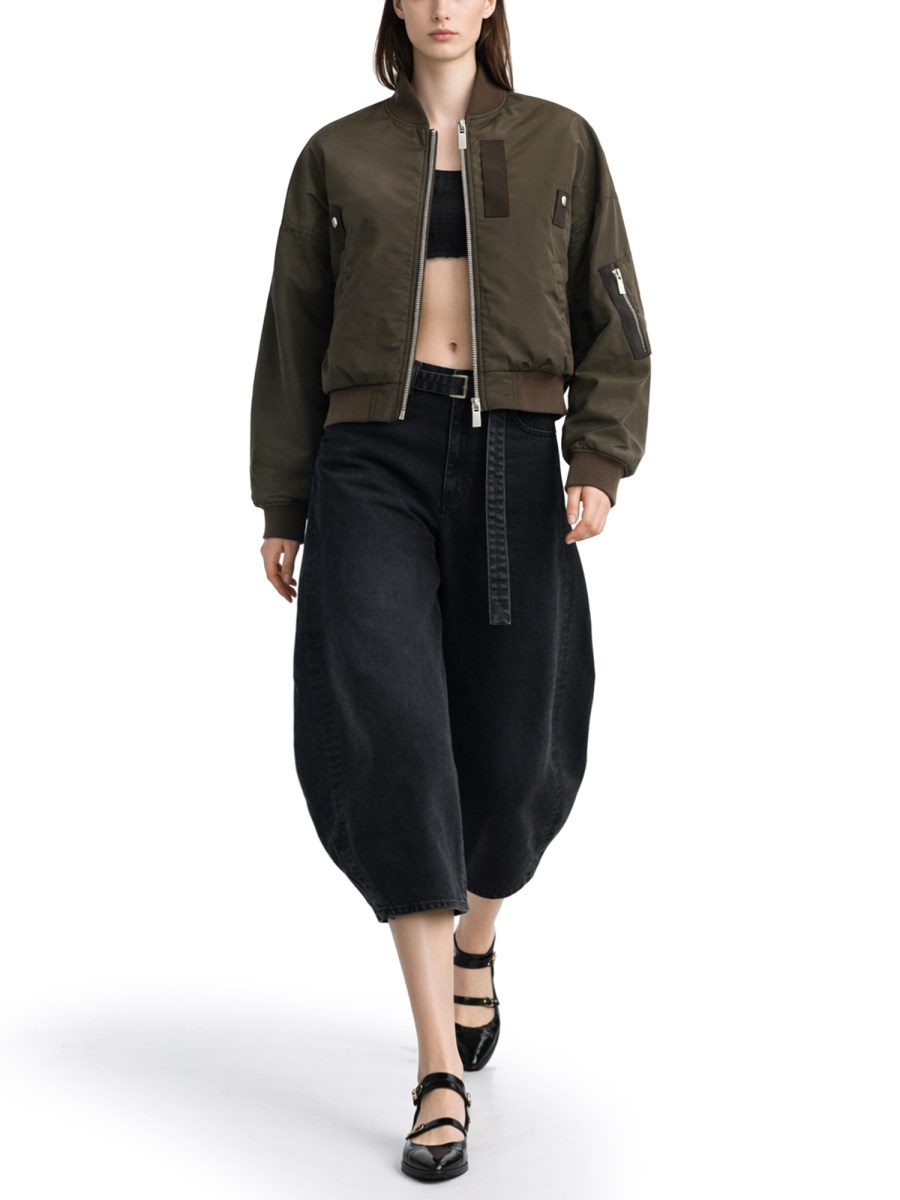 GIACCA BOMBER CROPPED