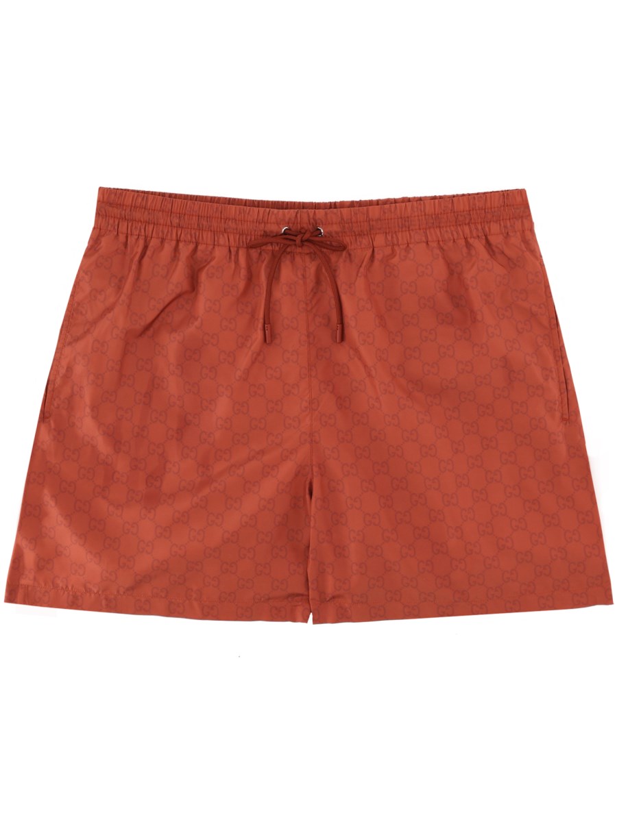 COSTUME DA BAGNO CON TRAMA GG