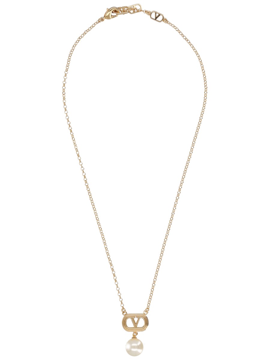 COLLANA OVALETTE CON LOGO