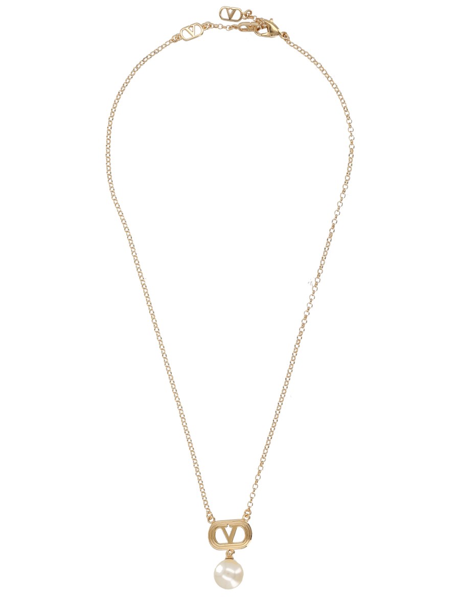 COLLANA OVALETTE CON LOGO