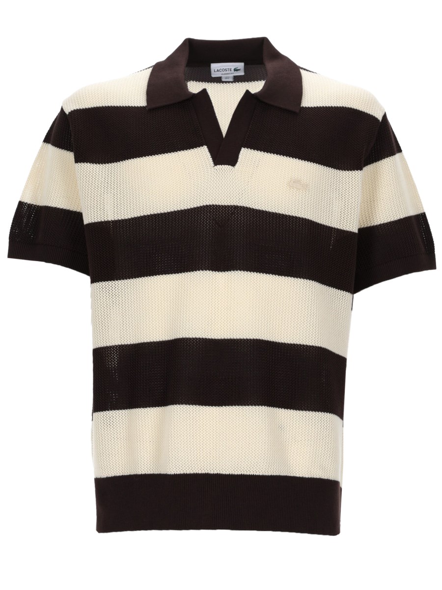 MAGLIA CON COLLO A POLO