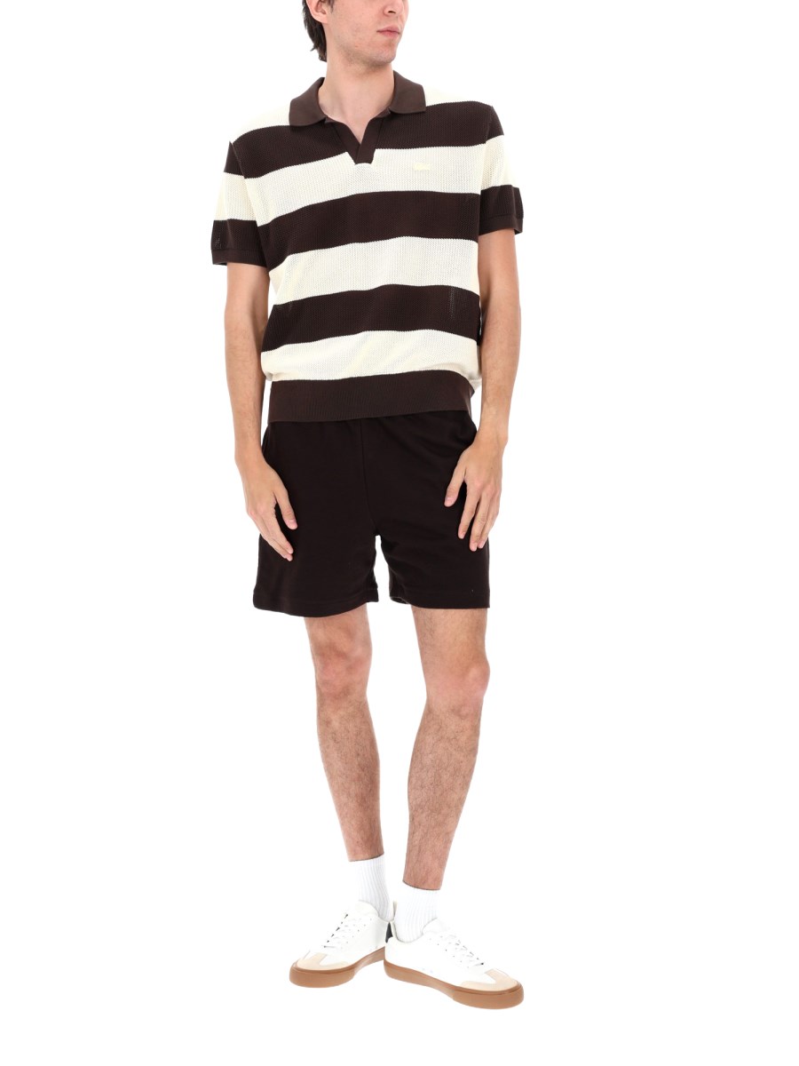 MAGLIA CON COLLO A POLO