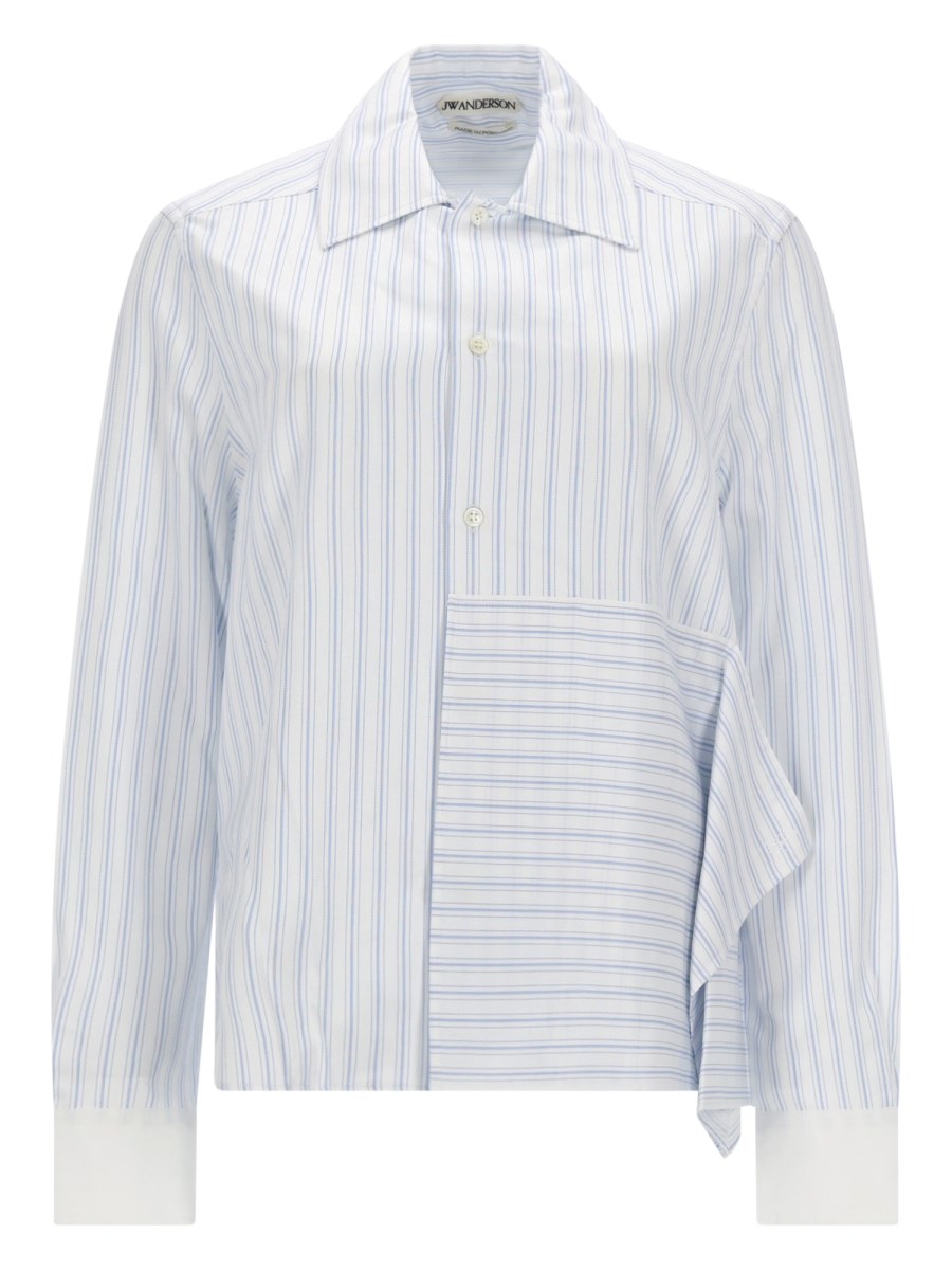 CAMICIA ASIMMETRICA CON DRAPPEGGI