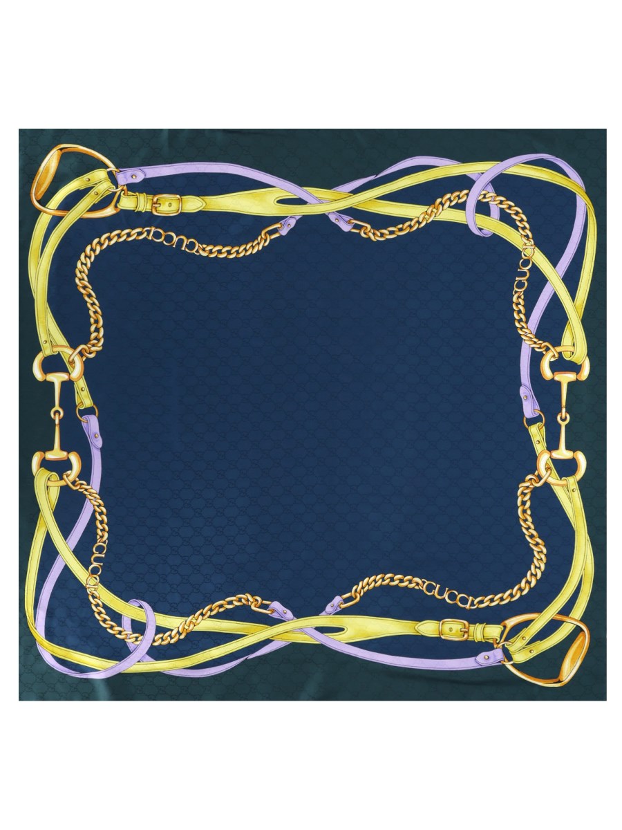 CARRÉ IN SETA STAMPATA