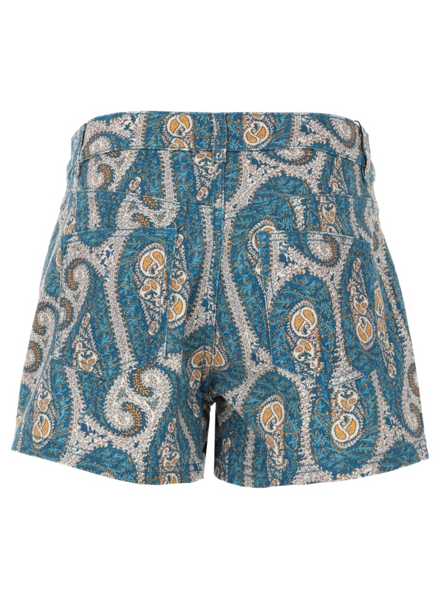 SHORTS CON STAMPA PAISLEY