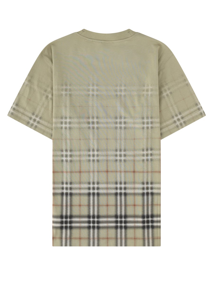 t-shirt con stampa check